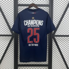 PSG Soccer Jersey Home x Champions of Europe 2025 Custom Shirt - Fan Version (With Star)