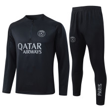 Kids PSG Training Kit (Sweatshirt+Pants) Gray 2025/26