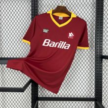 Roma Retro Soccer Jersey Home Custom Shirt 1989/90