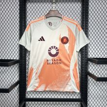 Roma Soccer Jersey Away Custom Shirt 2024/25
