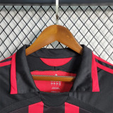 Maldini #3 AC Milan Retro Soccer Jersey Home Long Sleeve Shirt 2006/07
