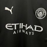 Manchester City Away Long Sleeve Football Jersey Custom Shirt 2025/26