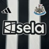 Newcastle United Football Jersey Home Custom Long Sleeve Shirt 2025/26