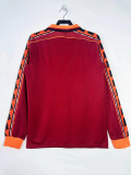 Roma Retro Soccer Jersey Home Long Sleeve Custom Shirt 1998/99