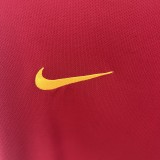 Roma Retro Soccer Jersey Home Long Sleeve Custom Shirt 2017/18