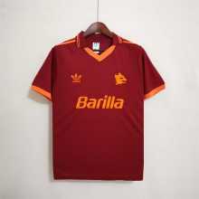Roma Retro Soccer Jersey Home Custom Shirt 1992/94