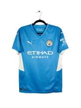 Manchester City Retro Home Football Jersey Shirt 2021/22