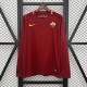 Roma Retro Soccer Jersey Home Long Sleeve Custom Shirt 2017/18