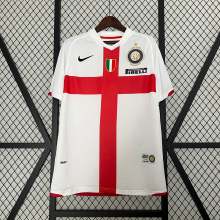 Inter Milan Retro Jersey Custom Away Soccer Shirt 2007/08