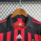 AC Milan Retro Soccer Jersey Home Long Sleeve Custom Shirt 2007/08