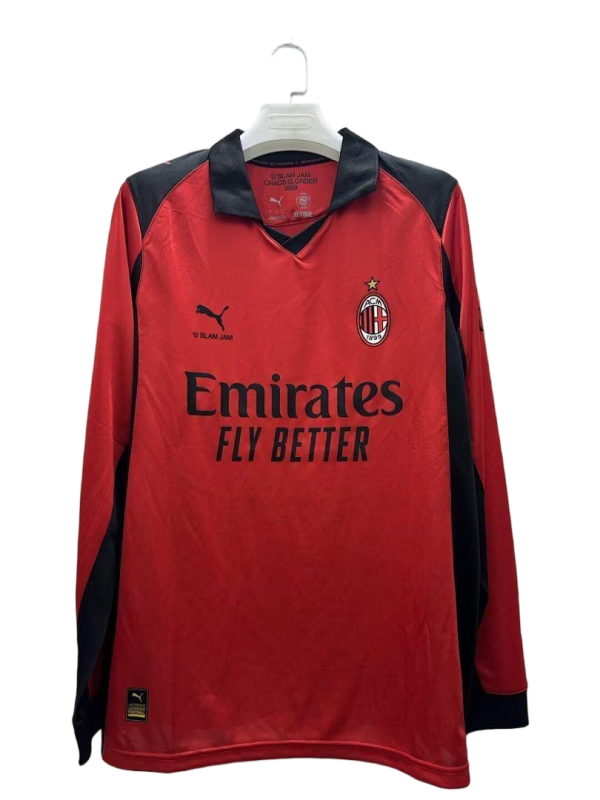 AC Milan Football Jersey Fourth Away Long Sleeve Custom Shirt 2025/26