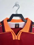 Roma Retro Soccer Jersey Home Long Sleeve Custom Shirt 1998/99