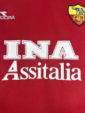 Roma Retro Soccer Jersey Home Long Sleeve Custom Shirt 1998/99