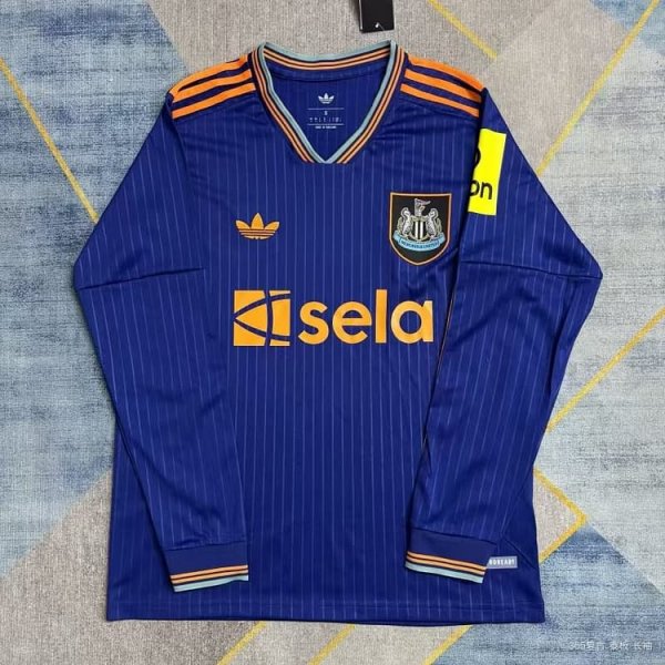Newcastle United Football Jersey Third Away Custom Long Sleeve Shirt 2025/26