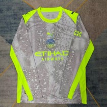 Manchester City Third Away Long Sleeve Football Jersey Custom Shirt 2025/26
