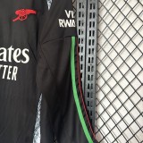 Arsenal Soccer Jersey Away Custom Long Sleeve Shirt 2024/25