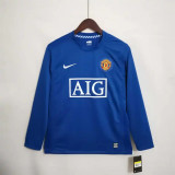 Manchester United Retro Home Long Sleeve Football Jersey Shirt 2008/09