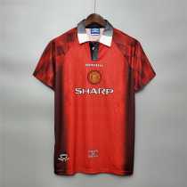 Manchester United Retro Football Jersey Home Custom Shirt 1996/98