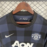 Manchester United Retro Away Long Sleeve Football Jersey Shirt 2013/14