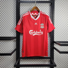 Liverpool Retro Football Jersey Home Champions League Custom Shirt 2008/09