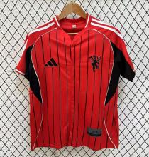 Manchester United x US Pack Baseball Jersey Shirt 2025/26