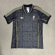 Liverpool Football Jersey Black Gold Special Edition Custom Shirt 2025/26