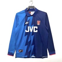 Arsenal Soccer Retro Jersey Away Long Sleeve Custom Shirt 1995-96
