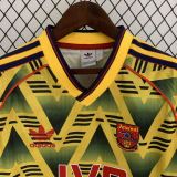 Arsenal Soccer Retro Jersey Away Long Sleeve Custom Shirt 1991-93