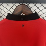 Manchester United Retro Home Long Sleeve Football Jersey Shirt 2013/14