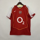 Arsenal Soccer Retro Jersey Home Custom Shirt 2004-05