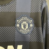 Manchester United Retro Away Long Sleeve Football Jersey Shirt 2013/14