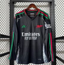 Arsenal Soccer Jersey Away Custom Long Sleeve Shirt 2024/25