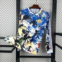 Manchester United Football Jersey x Stone Roses Long Sleeve Custom Shirt 2025/26