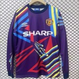 Manchester United Retro Football Jersey Goalkeeper Long Sleeve Custom Shirt 1992/93