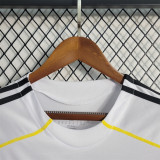 Real Madrid Retro Jersey Home Long Sleeve Custom Soccer Shirt 2009/10
