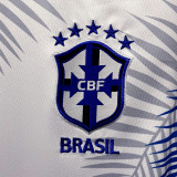Brazil Soccer Jersey White Special Edition Custom Shirt 2025