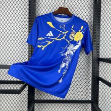 Real Madrid Soccer Jersey Pre-Match Marvel Custom Shirt 2025/26
