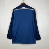 Argentina Retro Jersey Custom Away Long Sleeve Football Jersey 2014