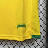 Brazil Retro Jersey Custom Home Soccer Jersey World Cup 2006