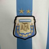 Argentina Retro Jersey Custom Home Football Jersey 2014