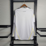 Real Madrid Retro Jersey Home Long Sleeve Custom Soccer Shirt 2009/10