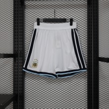 Argentina Authentic Soccer Jersey White Shorts World Cup 2026
