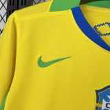 Brazil Soccer Jersey Home Custom Shirt 2025