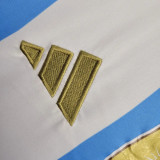 Argentina Soccer Jersey Home Custom Long Sleeve Shirt 2024