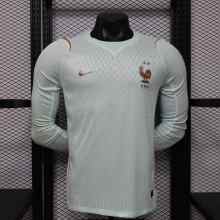 France Authentic Football Jersey Away Long Sleeve Shirt World Cup 2026