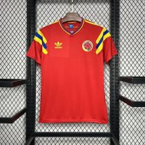 Colombia Retro Soccer Jersey Away Custom Shirt 1990