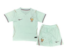 France Football Jersey Away Kids Kit Jersey+Shorts World Cup 2026