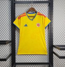 Colombia Soccer Jersey Women's Home Custom Shirt World Cup 2026