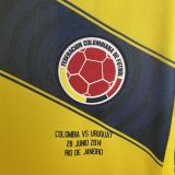 Colombia Retro Soccer Jersey Home Custom Shirt 2014