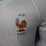 France Authentic Football Jersey Away Long Sleeve Shirt World Cup 2026